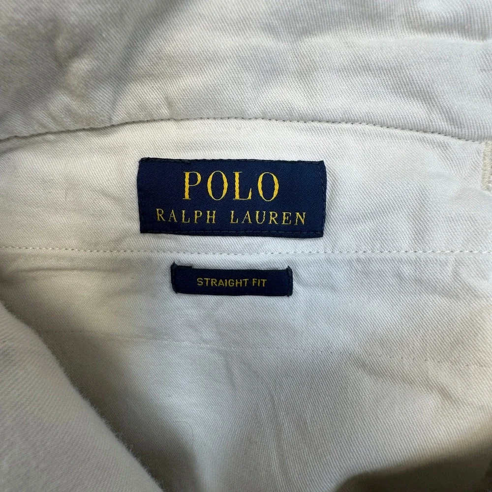 Polo Ralph Lauren Bedford Chino Pants Mens 35x32 (Fits 35x31) Straight‎ Fit NWOT